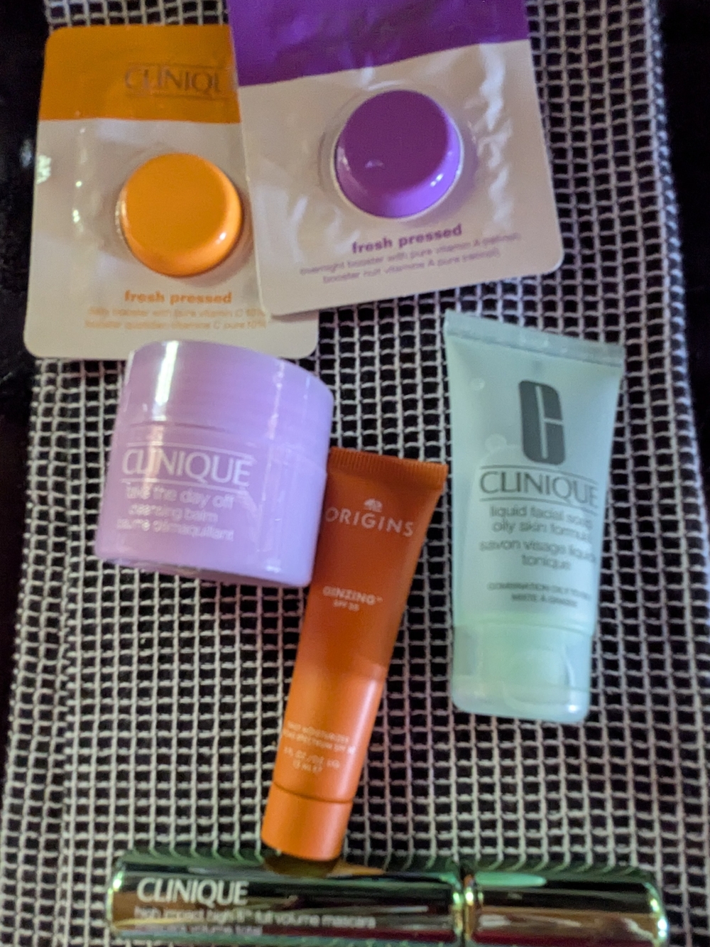 Clinique Fresh Pressed & Skincare Set, Face Cleaner, Take Off Balm, Mascara New